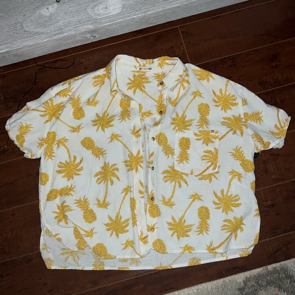 Billabong Cropped Button Up - image 4